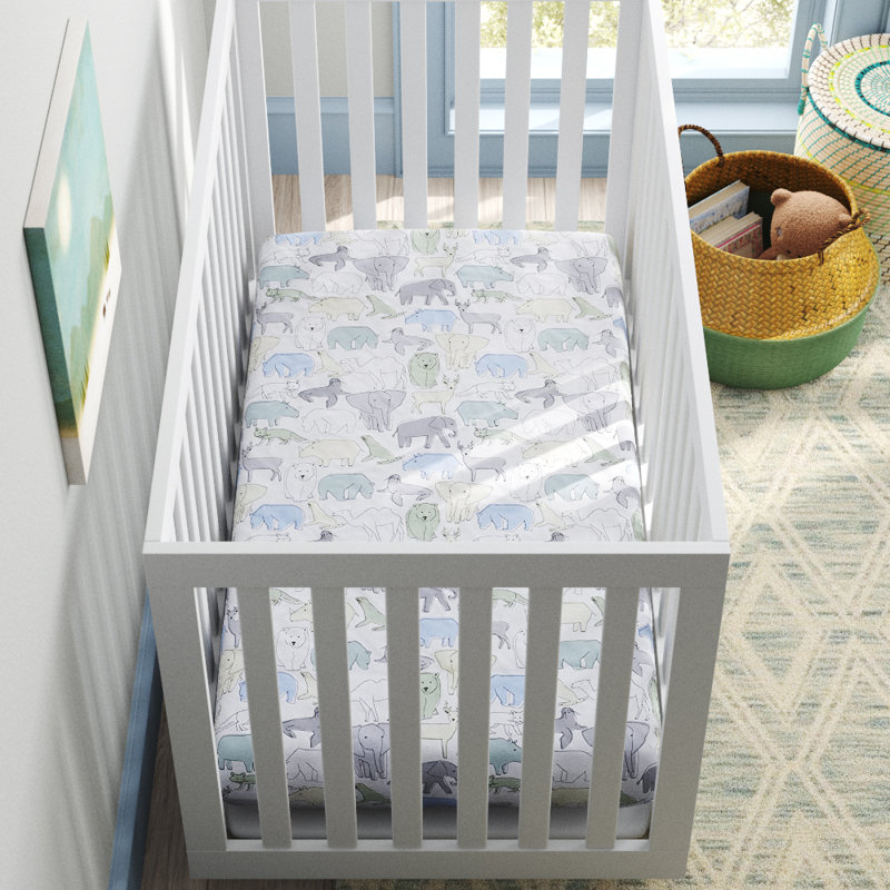 Mack & Milo™ Fitted Crib Sheet & Reviews Wayfair